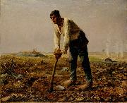 Man with a hoe Jean-Franc Millet